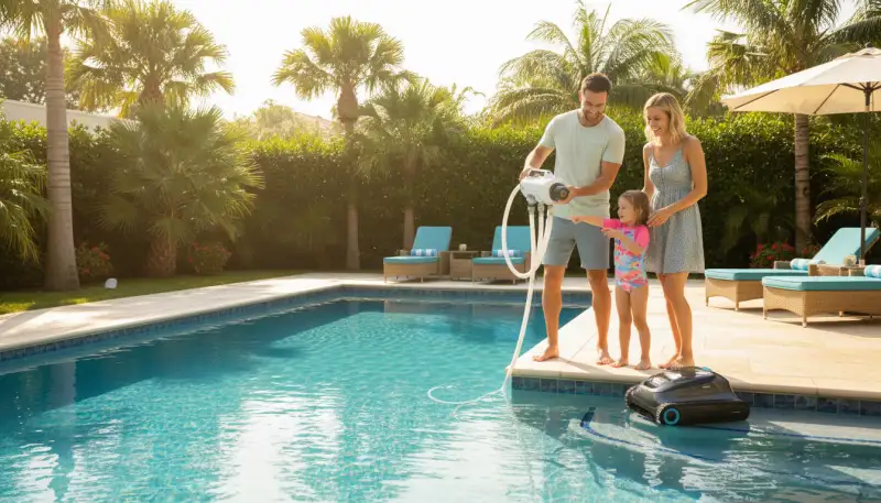 Pool Rohrleitungen richtig spülen