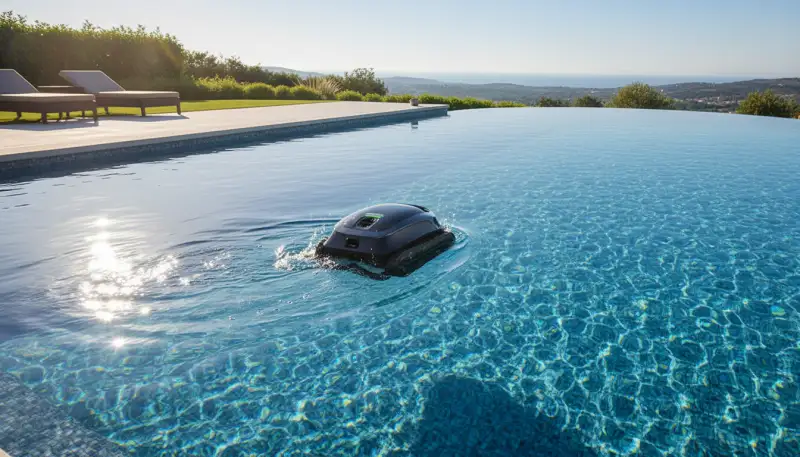 Poolroboter für Überlaufbecken wählen