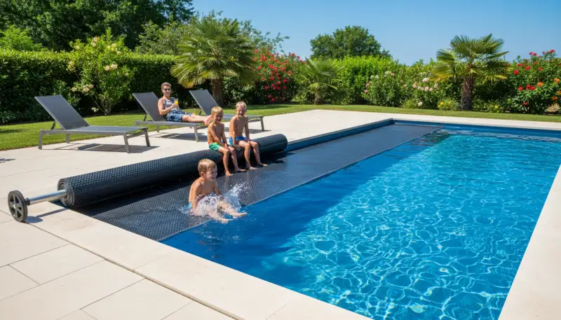 Poolwasser erwärmen: Solarfolie richtig nutzen