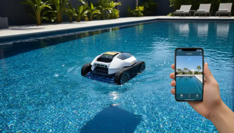 Sauberer Pool: Poolroboter als Algenkiller