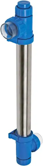 Blue Lagoon Tech UV-C 75 Watt, sorgt für klares Wasser, maximale Poolkapazität 75.000 Liter, empfohlener Durchfluss 16 m3 pro Stunde, maximaler Durchfluss 23 m3 pro Stunde, 2 Meter Kabel