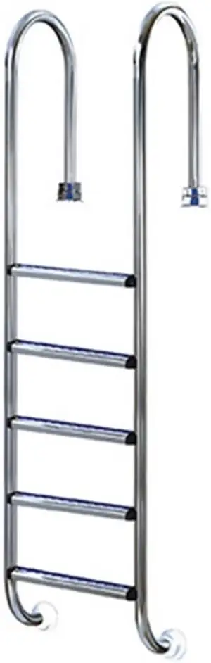 Poolleiter Edelstahl ENG 180 cm I 5-stufig I V2A Leiter