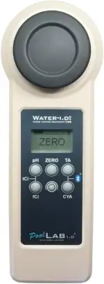 PoolLab 1.0 Elektronischer Wassertester – Spezialversion für WWW INC – Misst 15 Wasserwerte (pH, Chlor, Alkalinität, Cyanursäure u.v.m.) – Bluetooth & App – Für Pool & Spa
