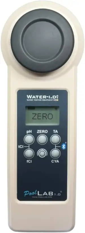 PoolLab 1.0 Elektronischer Wassertester – Spezialversion für WWW INC – Misst 15 