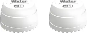 Lancoon 2 Pack WiFi Wasser Alarm 100dB mit App Alarme Smart Flut Detektor für Po