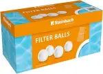 Steinbach Filter Balls – 040050 – Reinigende Filterbälle für Pools – Kompatibel mit Allen handelsüblichen Sandfilteranlagen – 700 g – Steinbach Verpackung