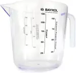 BAYROL Messbecher 1 L - Zur präzisen Dosierung von flüssigen oder festen BAYROL-Pflegeprodukten -...