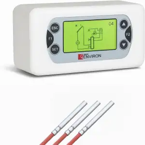 ENVIRON– TSOL503 Solarsteuerung mit Fühler Set | Regler Temperaturdifferenzregle