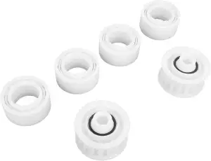 HEEPDD Ersatz-Führungsräder für Poolreiniger, 4er-Pack mit 2 Zahnrädern für für Dolphin Poolroboter-Poolreiniger-Zubehör, Pool-Staubsaugerteil