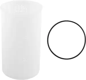 Poolpumpe Sandfilter Ersatzteile Korb für Vorfilter SPS100 SPS75 SPS50 SPS25 Umwälzpumpe, Vorfilterkorb Filterpumpen Sandfilteranlage Ersatzteile, Pool Basket, Ersatzkorb Filterkorb, mit O-Ringe (Set)