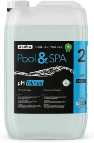 pH Minus Flüssig, pH-Senker für Pool & Spa, Flüssigkeit, 20 l Kanister = 22 kg, 