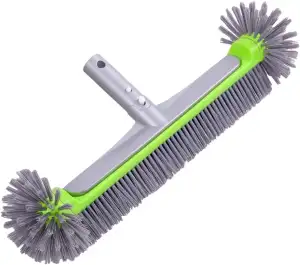 Poolbürste für Folienpool 17,5″, 45cm Pool Bürste, Poolbesen, Poolbürste für Folienpool, Poolbürsten,Pool Reinigungsbürste für Schwimmbad Bürste Pool, EZ Clip Aluminiumgriff, Nicht mit Teleskopstange