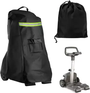 Abdeckung Für Roboter Poolreiniger Dolphin, Caddy Schutzhülle für Schwimmbadreiniger, Poolroboter Abdeckung mit Griff Kordelzug Taschen und Reflexstreifen, Wasserdicht Sonnenschutz Staubdicht Das neue