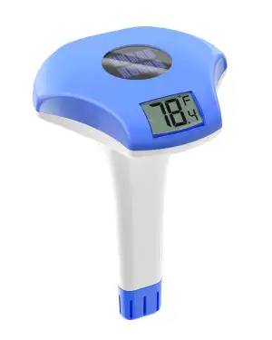 BALDR Pool Thermometer -Solarbetriebenes Schwimmthermometer, Nie wieder Batterie