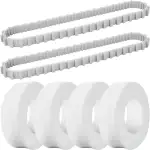 Pool-Reiniger 2 x 9985006-r2 Schienen Kletterringe 4 x 6101611-r4 Ersatzteile für Maytronics Dolphin Nautilus cc Plus Roboter Pool Poolreiniger Pool Track Kletterrad Zubehör Kit