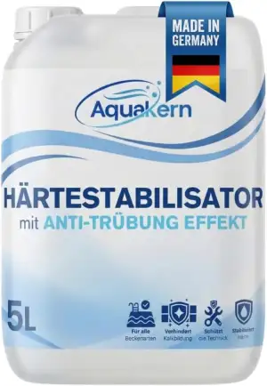 Härtestabilisator Pool 5L [entfernt Kalkablagerungen] mit Anti-TRÜBUNG-Effekt | 