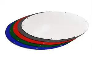 ANKO PLANEN Runde PVC LKW Plane mit Ösen 600 g/m² – Poolabdeckung/Abdeckplane wa