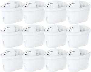 Mutital 12 Wasserfilter-Kartuschen, Ersatz für Brita Maxtra+ Filterkartuschen, k