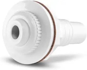 Paradies Pool Einlaufdüse in Weiß, Einströmdüse für Stahlwandpools, Rücklauf-Düs