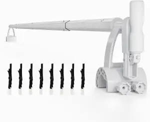 Bonnlo Aufrollsystem für Solar- und Poolplanen, Pool Aufroller bis 5,48m,Aufroll