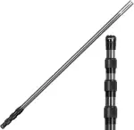 DOBEN Pool Teleskopstange Kohlefaser, Poolstange einstellbar von 1,4m bis 4,6m,Professionelle Teleskop Poolstange, Reinigungsstangen für Skimmer Net, Bürste, Saugkopf（15Ft）