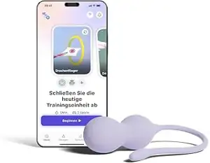 Perifit Care+ Beckenbodentrainer für Frau mit App – Elektrisches Kegel-Übungsgerät mit Biofeedbac...