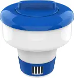 Housolution 7-Zoll Schwimmender Chlorspender,Pool Chemikalienschwimmer, Einstellbar Release Chlor...