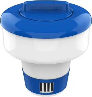 Housolution 7-Zoll Schwimmender Chlorspender,Pool Chemikalienschwimmer, Einstell