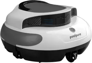 POOLPURE Kabelloser Poolroboter – 120 Min. Akkulaufzeit (5000mAh) für Pools bis 90 m² – Leistungsstarke Reinigung mit Auto-Parking & IPX8 Wasserdicht