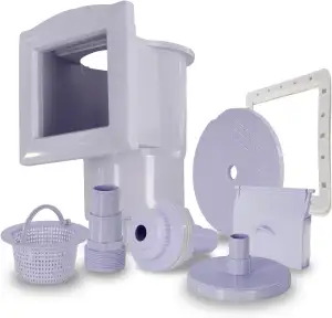Paradies Pool Skimmer Set, Einbauskimmer inkl. Einlaufdüse & weiterem Zubehör, F