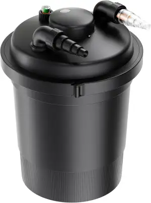 SunSun CPF-380 Druckteichfilter 10.000 l/h / 11 W UVC Einheit,Teichdruckfilter für Teiche bis 12.000 Liter, Teichklärer, Filteranlage