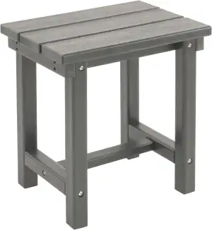 Adirondack Quadratischer Beistelltisch für Terrasse & Garten, HDPE Komposittisch