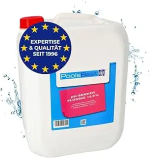 PoolsBest pH Senker flüssig 11 kg I pH-Minus mit 14,9% Schwefelsäure zur optimal