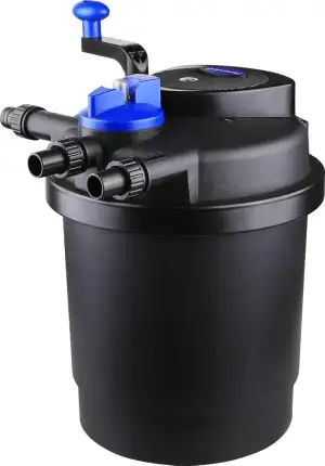 AquaOne Druckteichfilter CPF-2500 I Teichfilter für Teiche bis 6.000 Liter I Bio