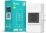 SONOFF THR316D Elite 16A Smart Schalter mit Temperatur und Luftfeuchtigkeit Überwachung mit LCD-Bildschirm,Kompatibel mit Alexa/Google Home/IFTTT.