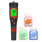 pH Messgerät für Hydrokulturwasser, Digitaler pH Tester für Wasser, TDS Tester EC PPM Test für Pf...