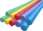 10 x Schwimmnudel Schwimmstange Aquafitness Wassernudel Aquagymnastik Schaumstoffstange Pool-Nudel Poolnudel Erwachsene