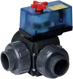elektr. Dreiwegekugelhahn d=50mm Solar mit elektrischem Stellmotor E0510, 230V