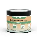 LLPT Aufblasbares Flicken-Reparaturband | Schwarz | 51 mm x 3 m | Wasserdicht Langlebig zäh | Klebstoff für Luftmatratzen Hüpfburgen Schlauchboote Schwimmbeckenringe Luftkissen (IPT5033BK2)