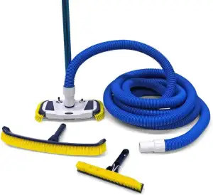 POOL Total Bodensauger-Set Premium, manuelles Poolsauger-Set, in Einer Zusammens