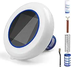 Pool Solar Ionisator, Kupfer Ionreiniger Pool, Schwimmender Pool Ionisator, bis 