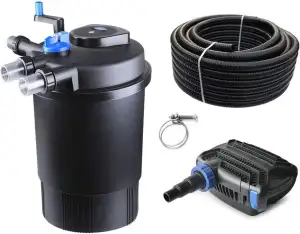 AquaOne Teich Filteranlage Set Nr.45 CPF 30000 Druckfilter 70W Eco Teichpumpe Te