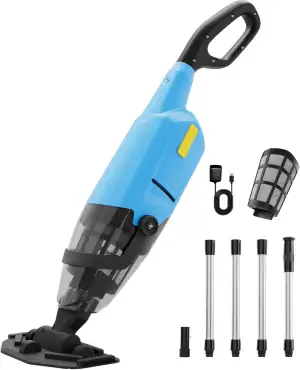 Pool Handstaubsauger kabellos für Aufstellpools & Whirlpools – Wiederaufladbarer