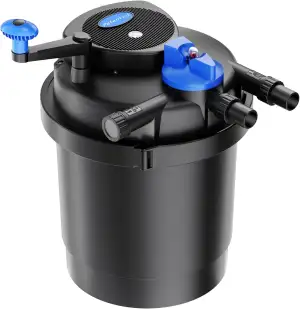 SunSun CPF-2500 Druckteichfilter 6000 l/h / 11 W UVC Einheit, Teichdruckfilter f