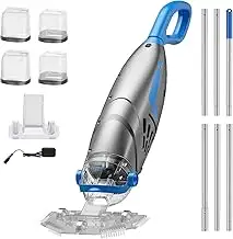 UIRWAY V3 Poolsauger Akku Bodensauger, Absaugung bis zu 6000 L/H, IPX8 Handpools