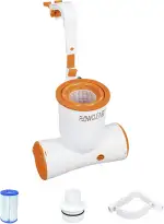 Bestway Flowclear Skimatic 2-in-1 Einhängeskimmer/Filterpumpen-Kombination 2.574 l/h, Mehrfarbig