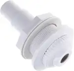 Amapool Einströmdüse 14 cm I Einlaufdüse für Pool mit Schlauchtülle 38/32mm I Standard Beckeneinlaufdüse I Pooldüse Verstellbarer Düsenkopf I 32mm und 38mm Schlauchanschluss I 14cm lang