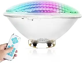 COOLWEST LED Poolbeleuchtung, 72W RGBW Unterwasser Licht IP68 Wasserdicht Teichb
