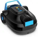 (2026 Neu) PC01 Poolroboter, Akku Poolsauger Bodensauger, Kabelloser Poolroboter Boden, 120 Minuten Laufzeit, 6057 LPH, Selbsteinparkfunktion, Poolreiniger für Flache Pools bis zu 80㎡