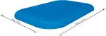 Bestway Flowclear PE-Abdeckplane für Family Pools, 262 x 175 x 51 cm, 58319, Blau, 262x175x50.5 cm